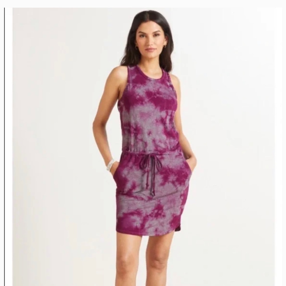 NWT sundry tie dye sweatshirt dress coverup 3 L